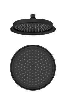 Верхний душ Wonzon & Woghand WW-88DP05-MB 23 см чёрный матовый