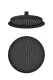 Верхний душ Wonzon & Woghand WW-88DP05-MB 23 см чёрный матовый