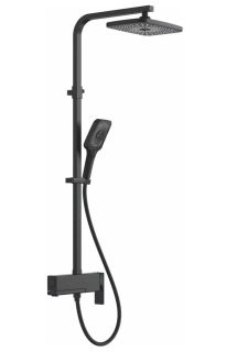 Душевая стойка Rose R1036H чёрный матовый Душевая стойка Rose R1036H чёрный матовый
