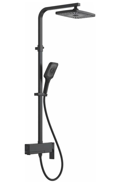 Душевая стойка Rose R1036H чёрный матовый Душевая стойка Rose R1036H чёрный матовый
