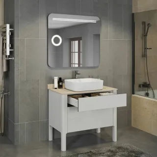 Зеркало  Comforty Лондон 90 00-00014140 90 см Зеркало  Comforty Лондон 90 00-00014140 90 см