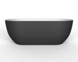 Акриловая ванна BelBagno 150x80см чёрный матовый BB70-1500-800-W/NM