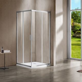 Душевая дверь Vincea VHC-1G100CL стекло прозрачное хром