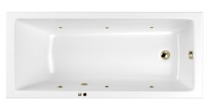 Гидромассажная ванна Whitecross Wave 0101.160080.100.SOFT.BR 160x80см Soft бронза