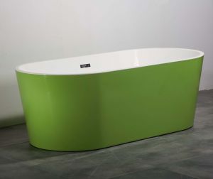 Акриловая ванна Swedbe Vita 8800G 169x80см зелёный