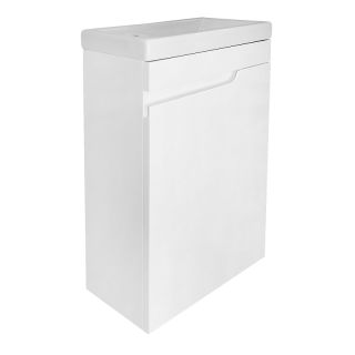 Тумба с раковиной Azario Kantri CS00097245 правая 45 см белый глянец