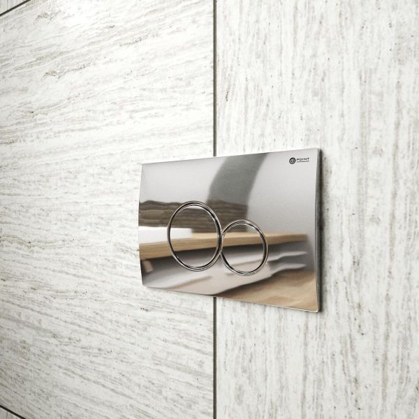 Клавиша смыва Point Виктория PN44061C хром Клавиша смыва Point Виктория PN44061C хром