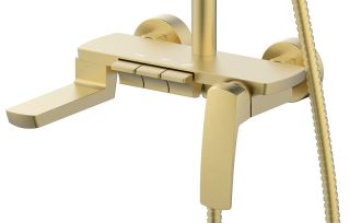 Душевая стойка Azario Conda AZ-K2311MG золото матовое