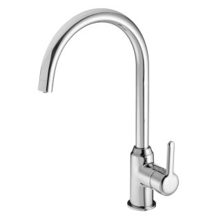 Смеситель для кухни Swedbe Selene Plus K8041M в комплекте с фильтром Аквафор Морион хром