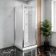 Душевая кабина Ceruttispa Белла (Bella) 90F 90x90 см профиль хром стекло матовое