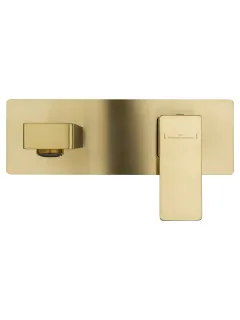 Смеситель для раковины Wonzon & Woghand Cube 2.0 WW-88869068-BG брашированное золото