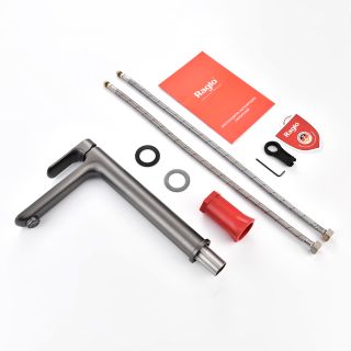 Высокий смеситель для раковины Raglo R03.15.09 графит Высокий смеситель для раковины Raglo R03.15.09 графит