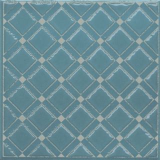 Декор Kerama Marazzi KMD3STA016GN Бахия 1 бирюзовый глянцевый 9.8x9.8x0,7