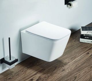 Унитаз подвесной Azario Nova AZ-2216-SP безободковый белый