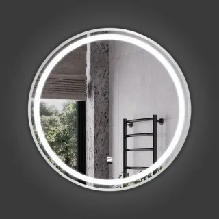 Зеркало Comforty Лея 60 00-00019349 серебрянный матовый