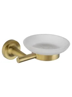 Мыльница с держателем Wonzon & Woghand Simple WW-6522-BG брашированное золото