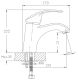 Смеситель для раковины Haiba HB1021-5 сатин