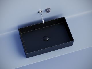 Раковина Ceramicanova Элемент (Element) CN6070MB 60 см чёрный матовый