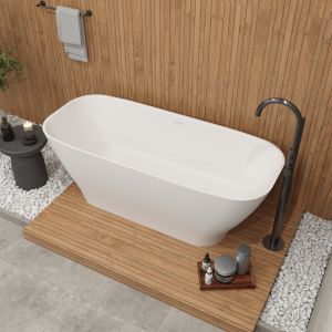 Ванна из искусственного камня WHITECROSS Clover 0220.170072.200 170x72 см белый матовый