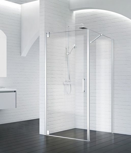 Душевой уголок BelBagno прямоугольный хром MARMI-AH-1-60/80-C-Cr