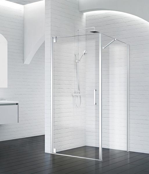 Душевой уголок BelBagno прямоугольный хром MARMI-AH-1-90/80-C-Cr