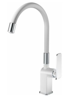 Смеситель для кухни Haiba HB73548-8 белый Смеситель для кухни Haiba HB73548-8 белый