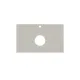 Столешница для накладных раковин Kerama Marazzi Про Чементо KM6012G0501RP80Tc2 80 см серый светлый натуральный