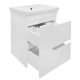 Тумба с раковиной Azario Kantri CS00097246 50 см белый глянец