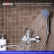 Смеситель для ванны с душем РМС SL123-006E хром