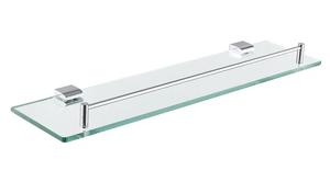 Полка стеклянная Rose RG1719 50см хром