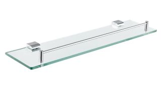 Полка стеклянная Rose RG1719 50см хром Полка стеклянная Rose RG1719 50см хром
