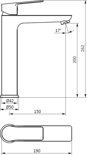 Смеситель для раковины Stworki Хельсинки HFHS02200 хром