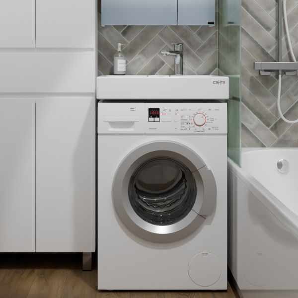 Раковина над стиральной машиной Санта Венера 900162 60 см белый