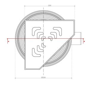 Душевой трап Confluo Standard Angle 2 Душевой трап Confluo Standard Angle 2