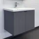 Тумба с раковиной Comforty Лима 00-00015478 70 см антрацит