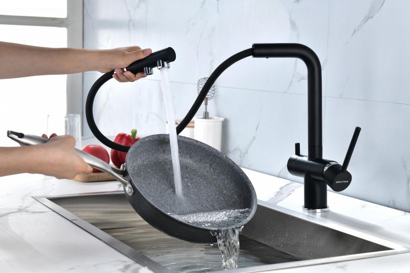 Смеситель для кухни Paulmark Serpentine Se213222-401 антрацит