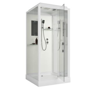 Душевая кабина Niagara Standart ST100/15Q 100x100 см профиль белый стекло прозрачное