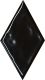 Декор Kerama Marazzi KMD2SRB005BN Риад чёрный глянцевый 13.5x7.8x0,9
