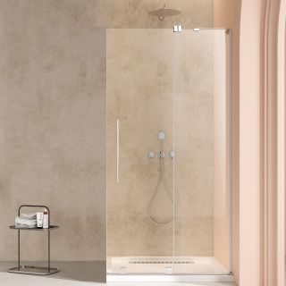 Душевая перегородка Vincea Walk-In VSW-1HP100FLBN 120 см хром,стекло прозрачное