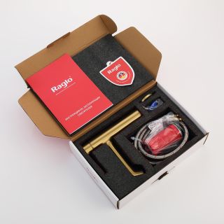 Смеситель для раковины Raglo R20.10.03 золотой сатин Смеситель для раковины Raglo R20.10.03 золотой сатин