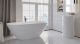 Ванна из искусственного камня Whitecross Onyx D 0207.160075.100 160x75см белый глянец