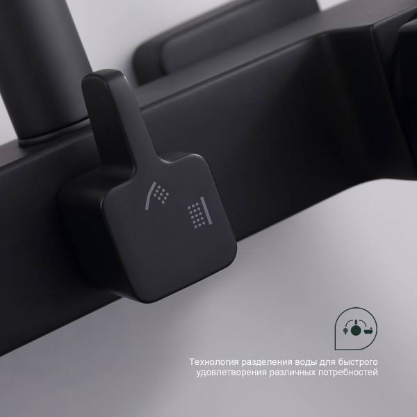 Душевая стойка Splenka S01.24.06 чёрный