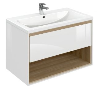 Тумба под раковину Cersanit LOUNA SZ-LOU-CO80/Wh 80 см