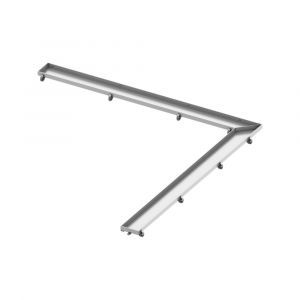 TECE Основа для плитки "plate" TECEdrainline угловая 610970 из нержавеющей стали 90 x 90 cм