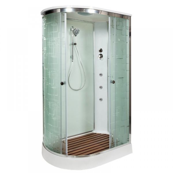 Душевая кабина Deto ЕМ1512 R с гидромассажем (гм.) 120х80х220 см Душевая кабина Deto ЕМ1512 R с гидромассажем (гм.) 120х80х220 см
