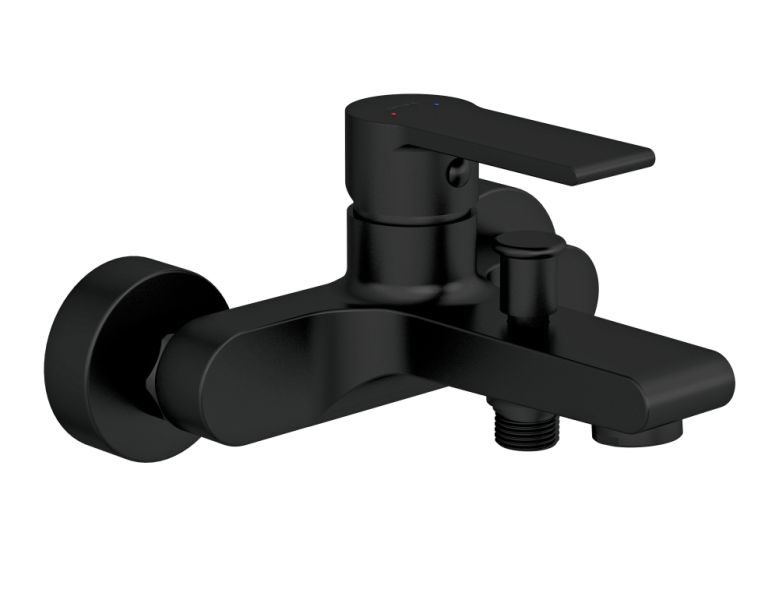 Смеситель Cersanit BRASKO BLACK 63108 для ванны и душа