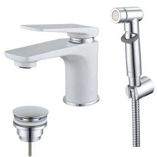 Смеситель Lemark Allegro LM5916CW для раковины с гигиеническим душем