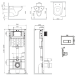 Унитаз с инсталляцией  AM.PM LIKE IS48051.801700