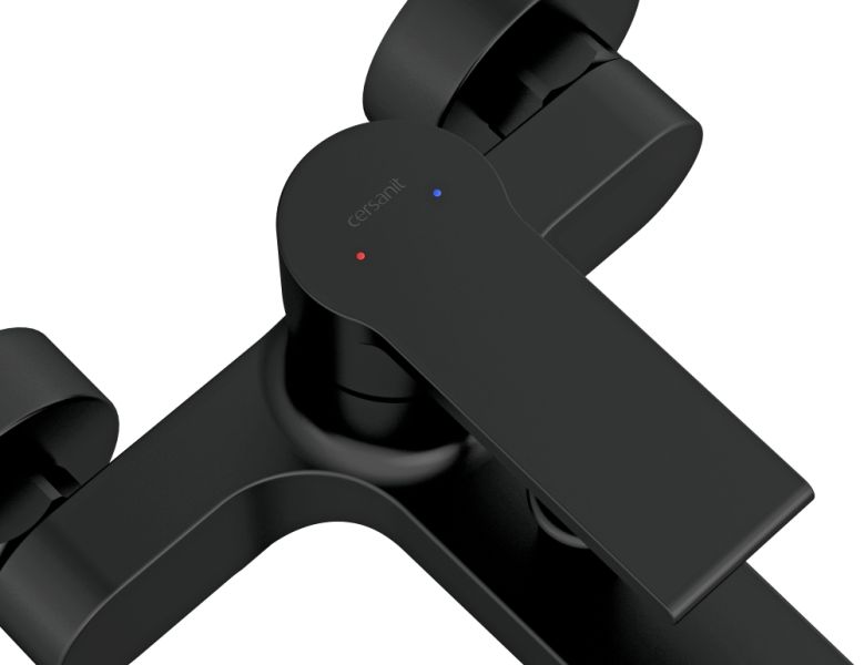 Смеситель Cersanit BRASKO BLACK 63108 для ванны и душа