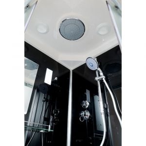 Душевая кабина Deto B90S BLACK 90х90х220 см